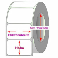 Zebra Thermoetiketten 3005869, Z-Perform 1000T, 74 x 210 mm, Kern 76 mm